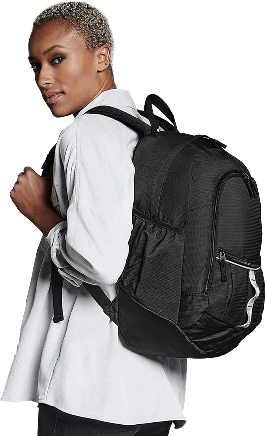 Quadra Unisex All Purpose Pursuit Backpack (QD57) - Tough Rucksack Hiking Bag - French Navy