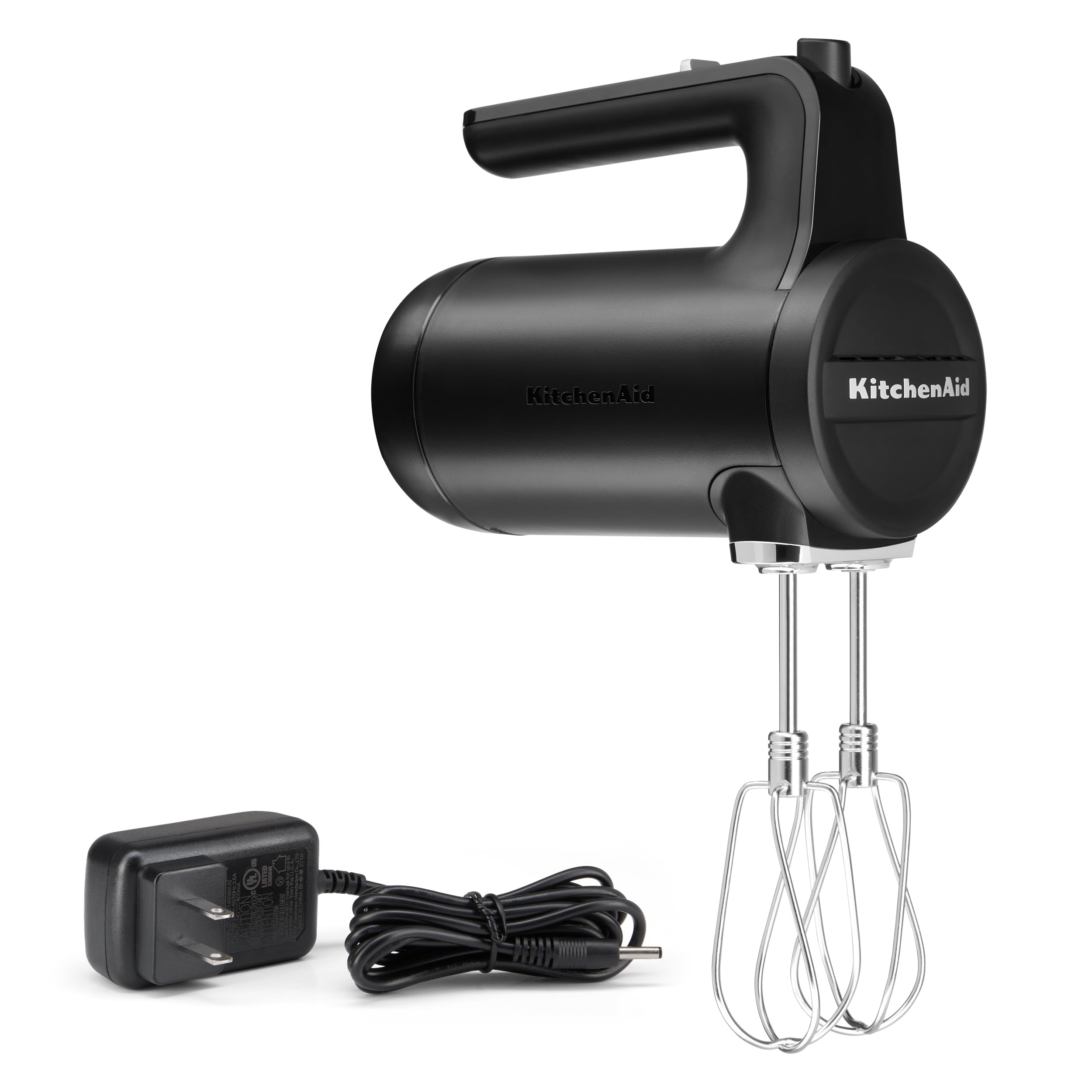 KitchenAid KHMB732BM Cordless Hand Mixer, 7 Speed, Black Matte