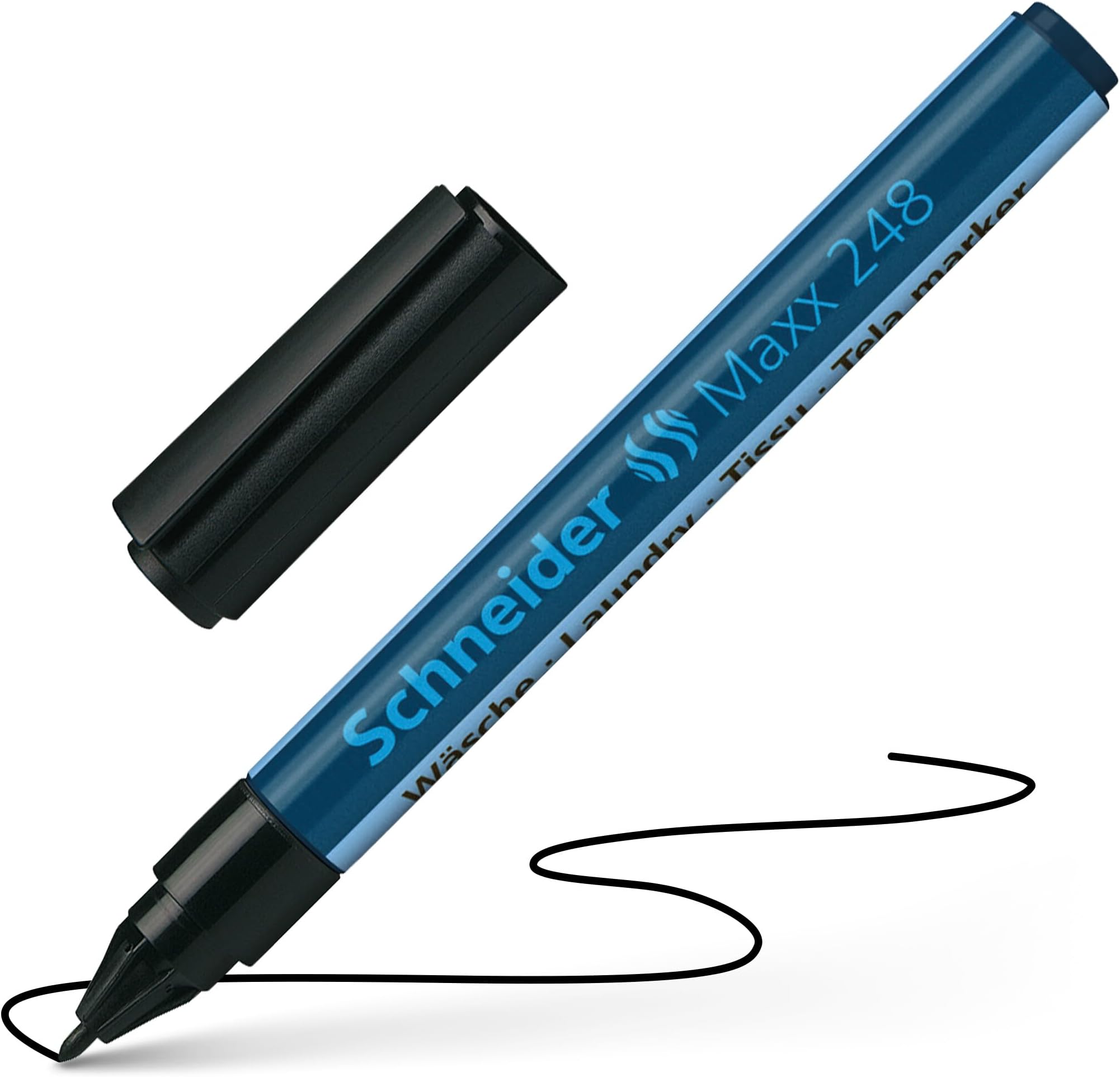 Schneider Novus Linkit 1 - Pennarelli Fineliner A Punta Fine 1 Mm, Confezione Da 8, Colori Assortiti, Fusto Triangolare In Bio-plastica