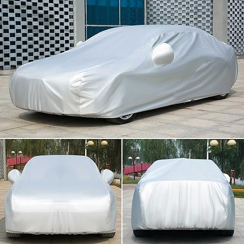 Miniatura 2 de Funda impermeable para coche compatible con SsangYong Korando Musso Rexton Rodius Tivoli Turismo a prueba de polvo, resistente al viento,