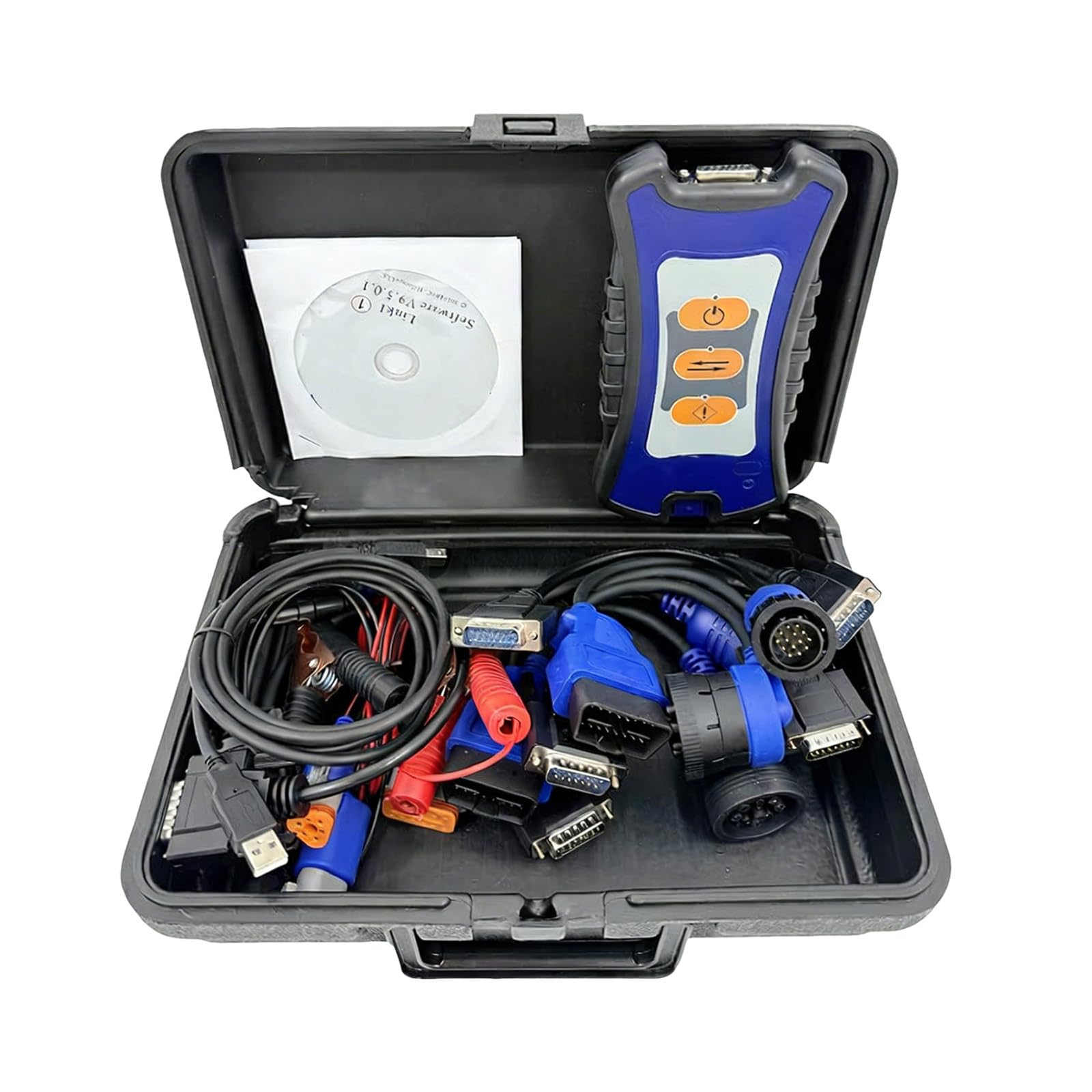 Interfaz para escáner de diagnóstico Nexiq USB Link 3. Edición con Cable, fácil de Usar, para excavadoras y Camiones universales. Herramienta de diagnóstico para Motores diésel.
