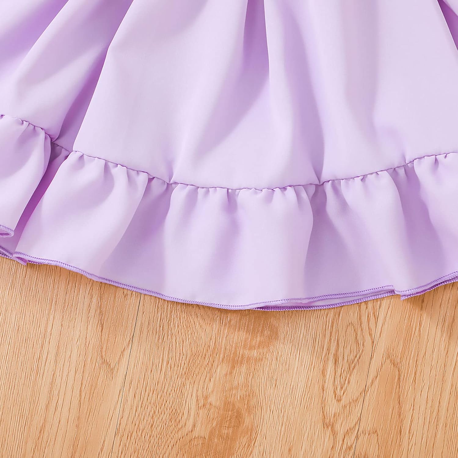 VINUOKER Toddler Girls Princess Party Dress Little Girl Summer Dress Off-Shoulder Suspender Sundress - Image 3