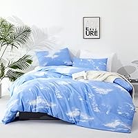 Vista 20 de CLOTHKNOW Juego de edredón de 3 piezas a cuadros color beige óxido, tamaño Full, juego de ropa de cama de cuadros edredón terracota con 2 fundas