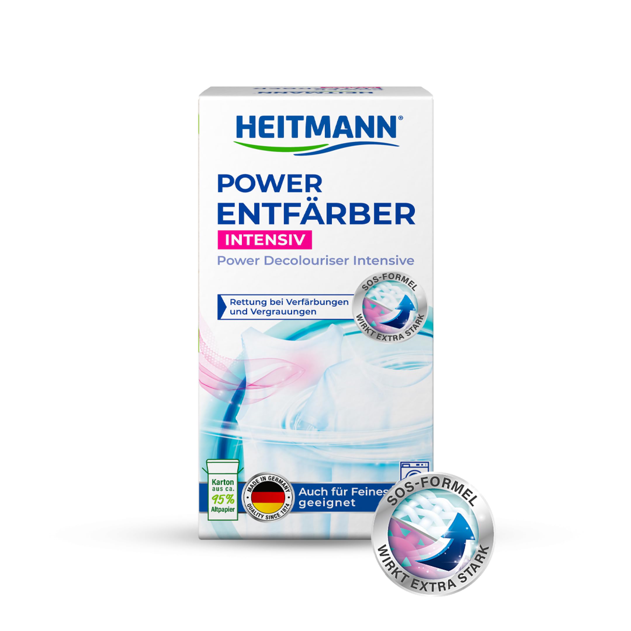 Heitmann Power Extra agent de blanchiment puissant, 250 g