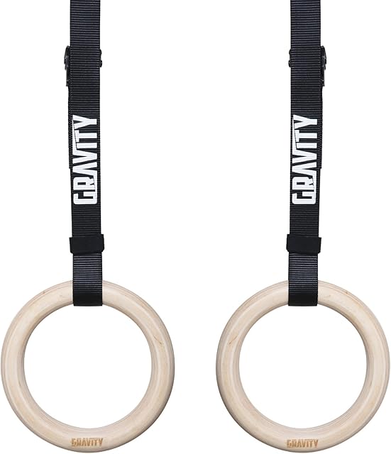 Gravity Fitness wooden Gymnastic Rings