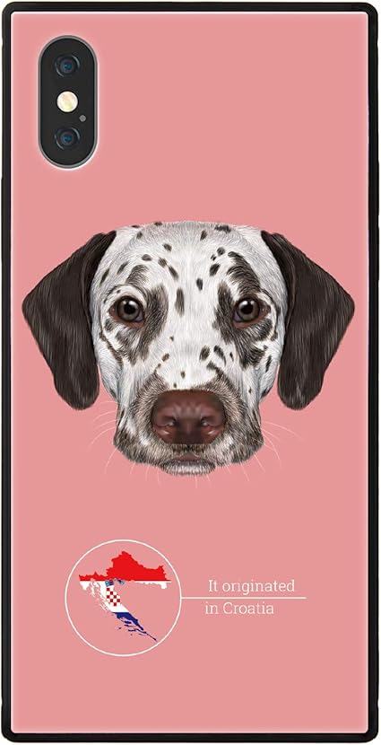 Amazon Co Jp Ruuu 耐衝撃 Tpu Iphone 11 Pro スクエア型 四角 強化ガラス スマホケース Iphoneケース ハード ケース 動物 犬 ダルメシアン クロアチア かわいい おもしろ いぬ わんこ イラスト 犬種 愛犬 家電 カメラ