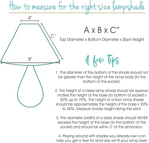 Miniatura 3 de Maykoosh Eclectic Elegance Deep Empire - Pantalla de tela natural blanca para lámparas de mesa, tapa dura, sin flameos, pantalla de tela natural