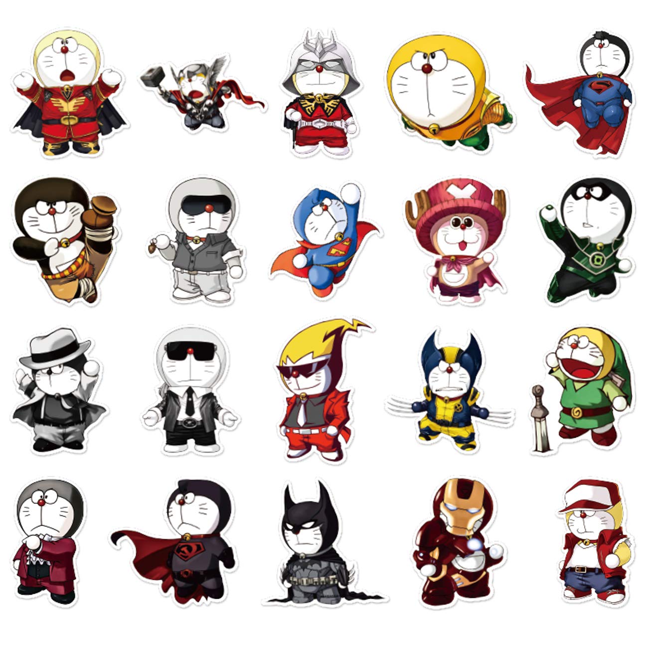 Anime Stickers 100pcs Japanese Cartoon Anime Stickers Waterproof Vinyl