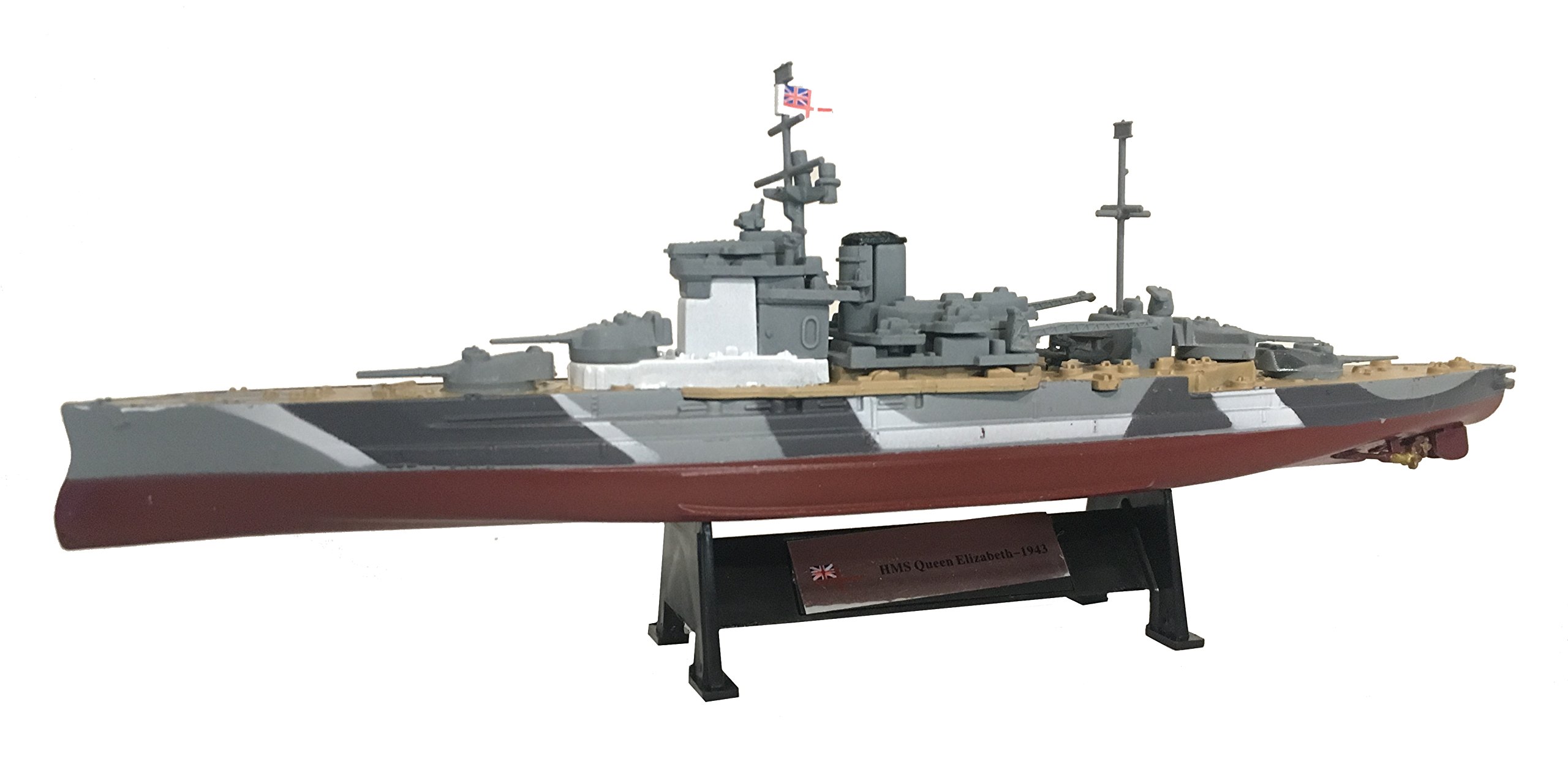 HMS Queen Elizabeth 1943 - 1:1000 Ship Model (Amercom ST-30)