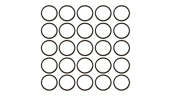 Sterling Seal OR75BRNVI227X25 227 75D O-Ring, FKM/Viton, Brown Pack of 25