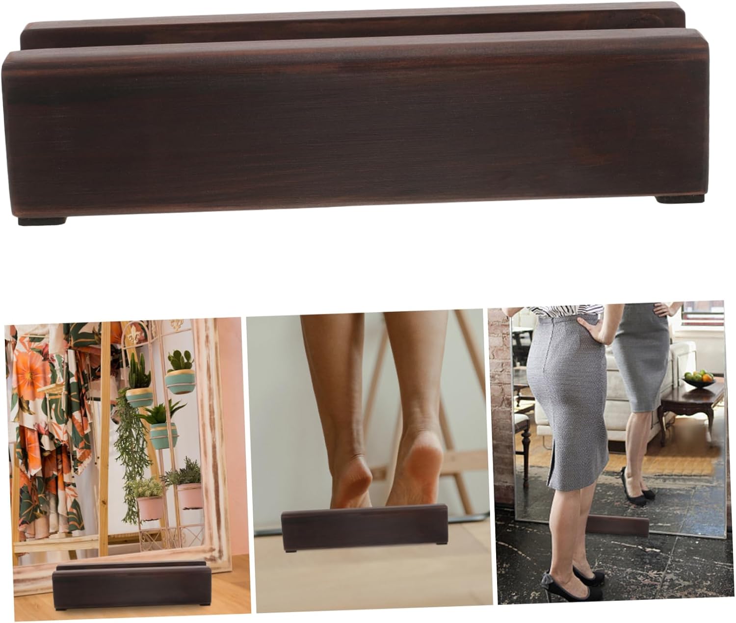 Full Mirror Holder Stand Sturdy Display Rack for Artwork and Mirrors Minimalist Design with Anti-skid Base