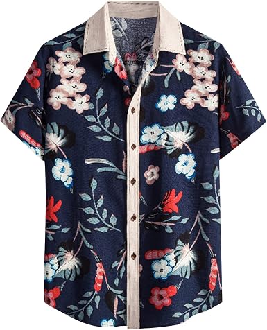 Amazon.com: DreaMOveR Blusa para hombre, camisa de lujo, marca : Ropa,  Zapatos y Joyería