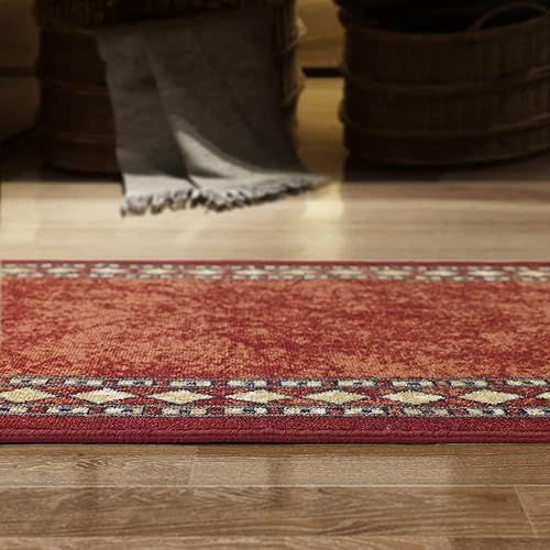 Miniatura 8 de Antep Rugs Alfombras Modernas con Bordes 2x4 Antideslizantes (Antideslizante) de Perfil Bajo con Respaldo de Goma Alfombras de Área para Cocina