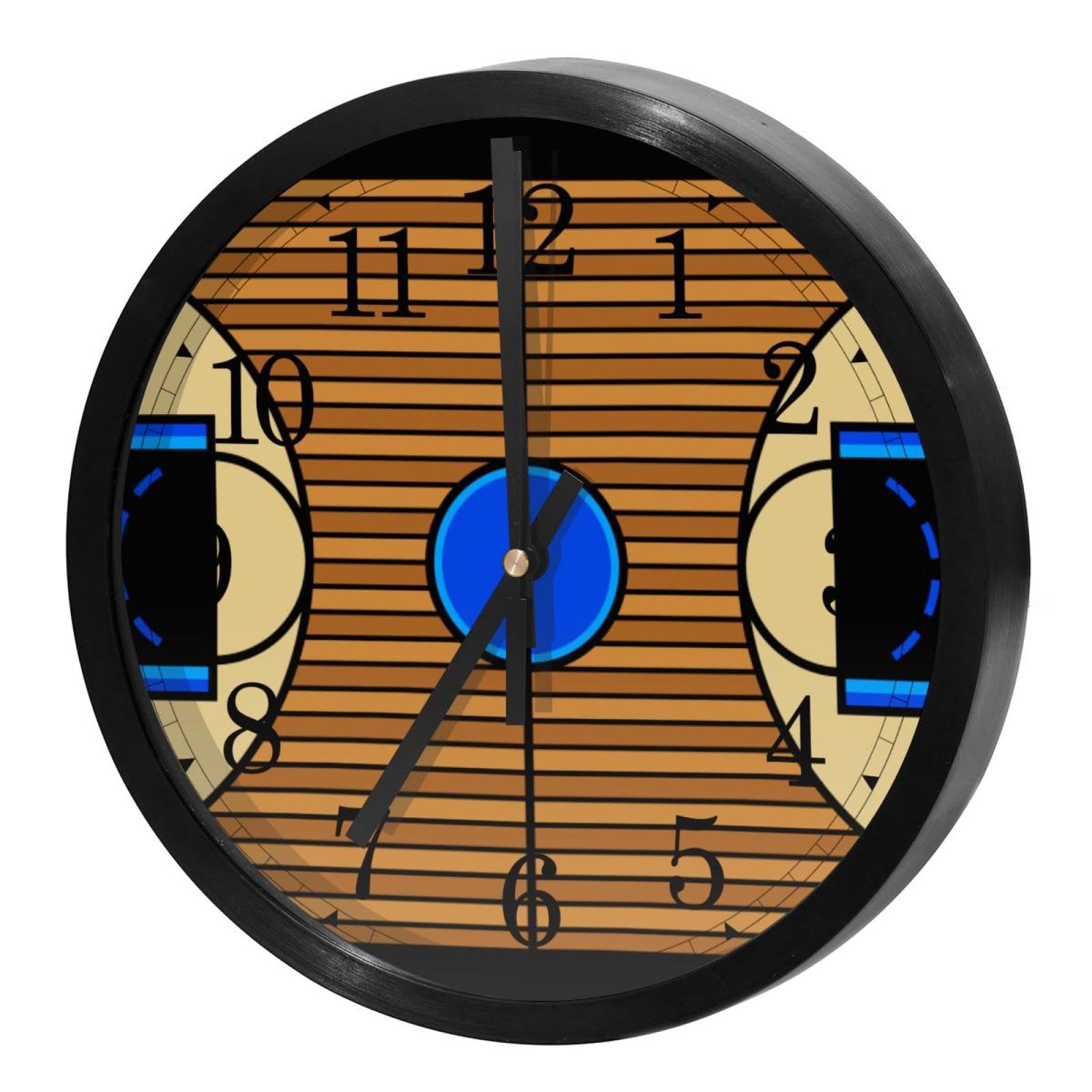 Horloge murale ronde basket pour décorer la chambre d'un enfant passionné