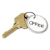Avery Metal Rim Key Tags, 1.25" Diameter Tag, Metal Split Ring, White, 50 Tags (11025) – view 4
