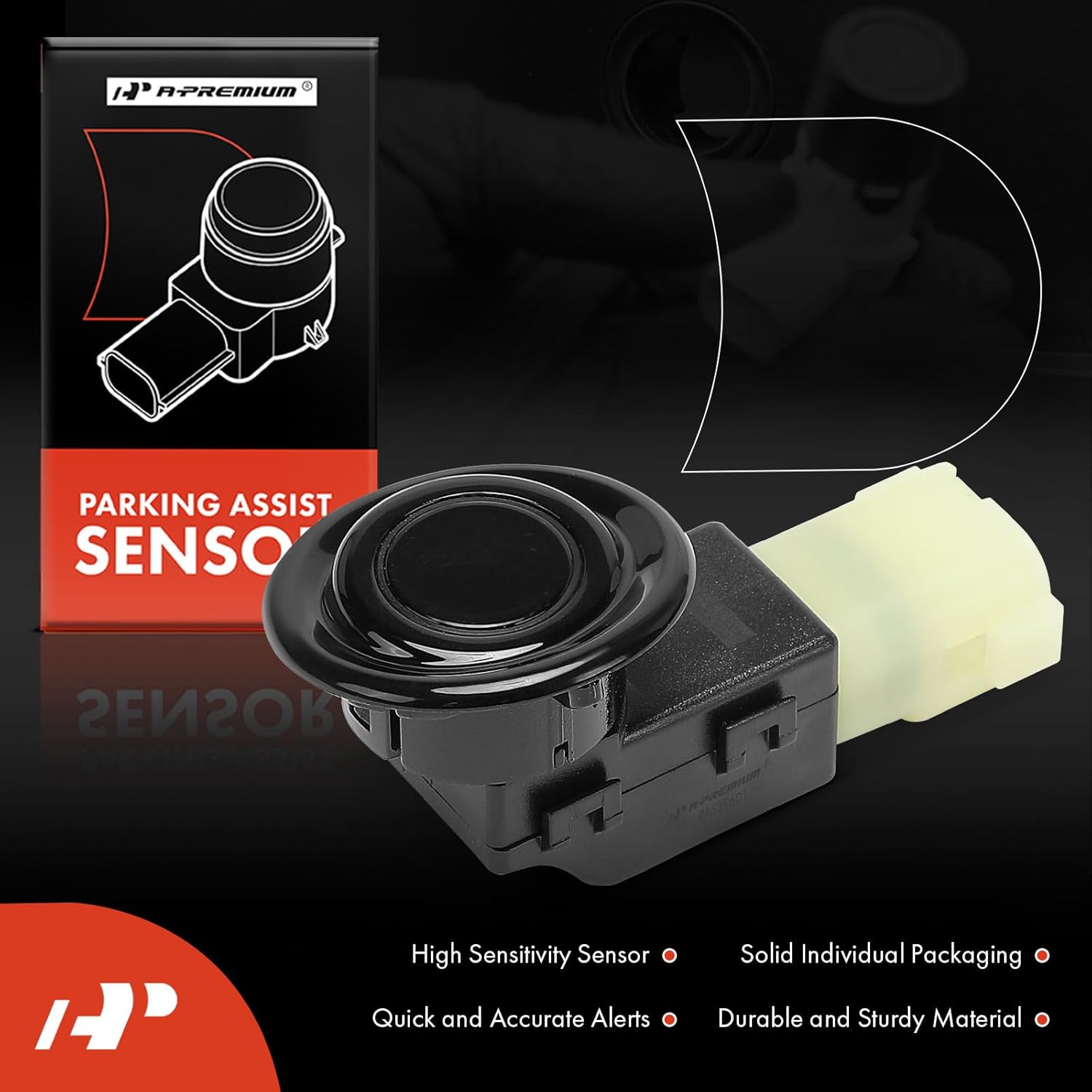 A-Premium Reverse Backup Parking Assist Sensor Compatible with Select Honda Models - Accord 2011-2018, Replace# 39685SLGH01ZA
