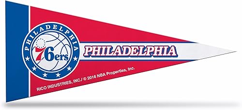 Rico Industries Juego de mini banderines de la NBA de 4 x 9 pulgadas (incluye 8 piezas)