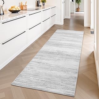 PADOOR Modern Abstract Runner Rug - 2x6 Washable Hallway Rugs, Ultra Sof...