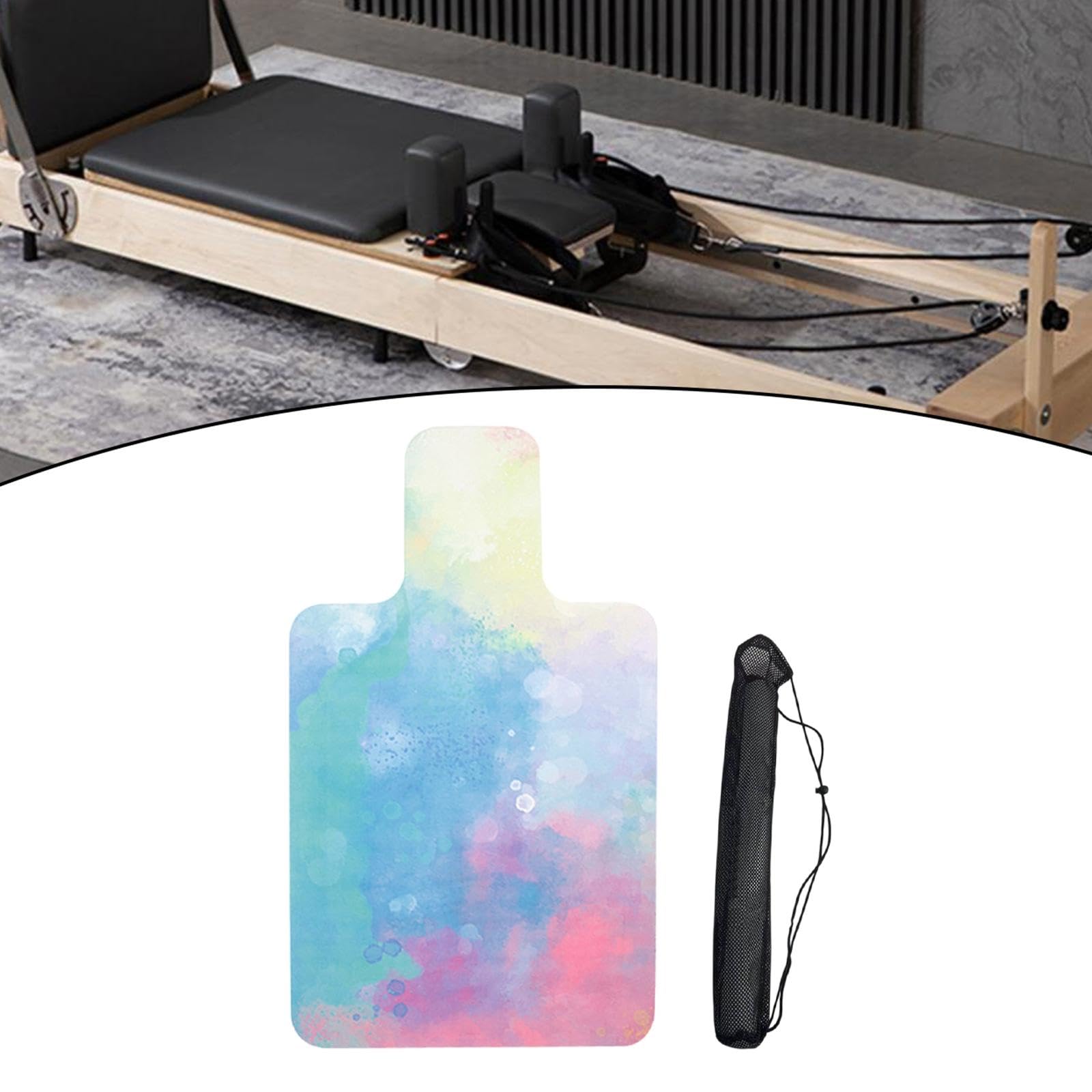 F Fityle Pilates Reformer Mat Cubre Almohadilla Suave Anti -Slip Pilates, Antideslizante, para Goma para Ejercicio, Deportes, Gimnasio en Casa