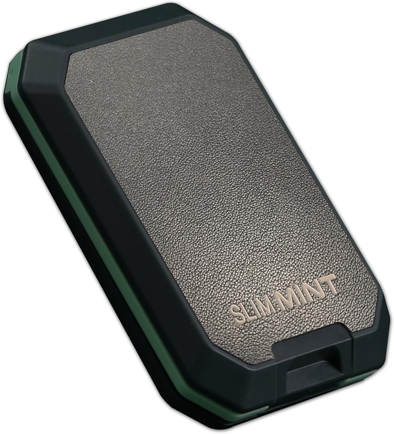 SLIM MINT Wallet Leather Edition Ultra-Thin RFID-Blocking, AS-SEEN-ON-TV, ID Theft Protection, Easy to Carry, Reach Cards & Cash with a Touch of a Button, Aluminum Outer Shell, Crush-Resistant