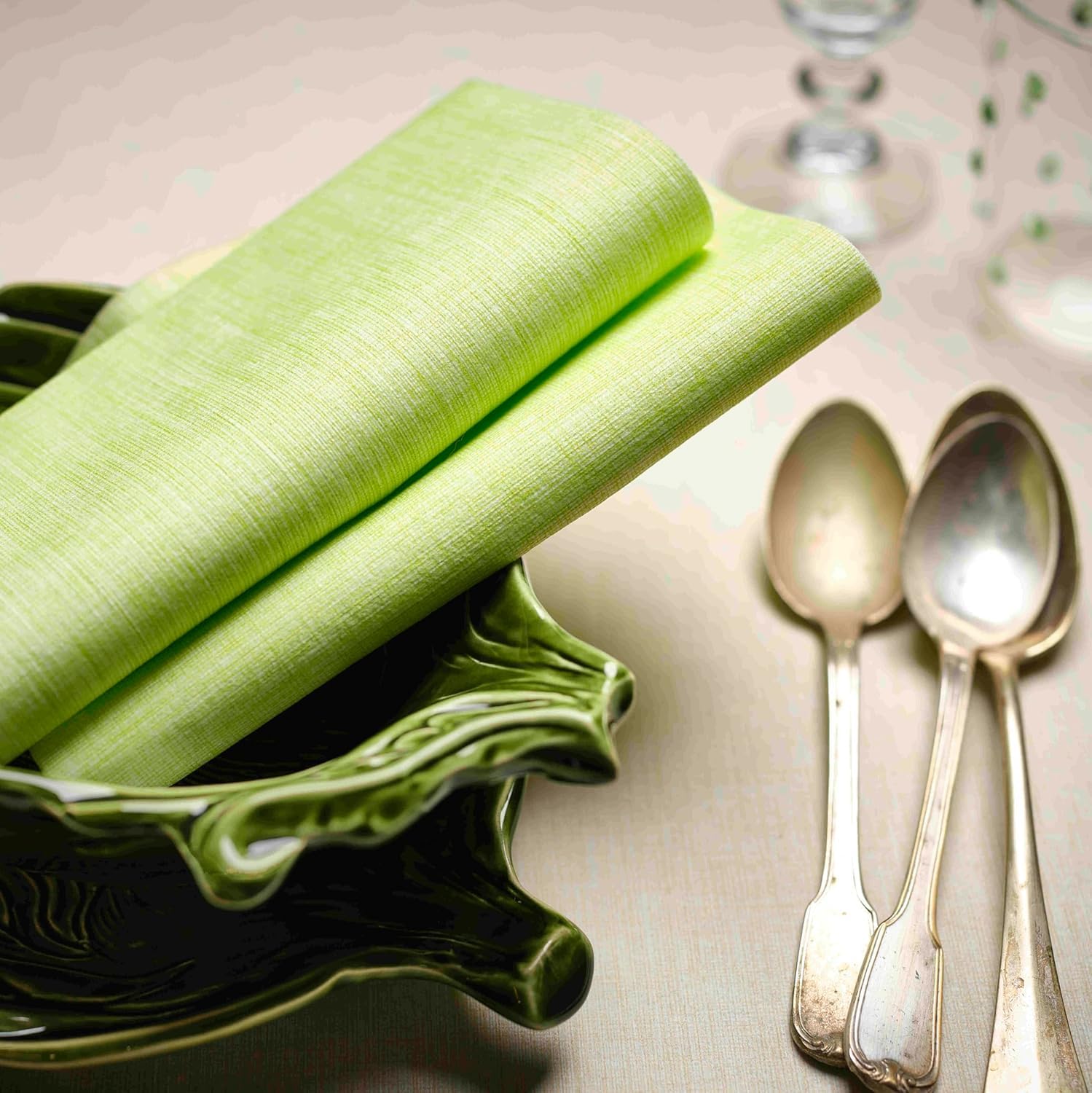 Servilletas desechables ecológicas, compostables, similares a la tela, 40 x 40 cm, ¼ pliegue BIO-EASY en aspecto de lino, ideales para bodas, bautizos, comuniones, cumpleaños, 600 unidades (taupe)
