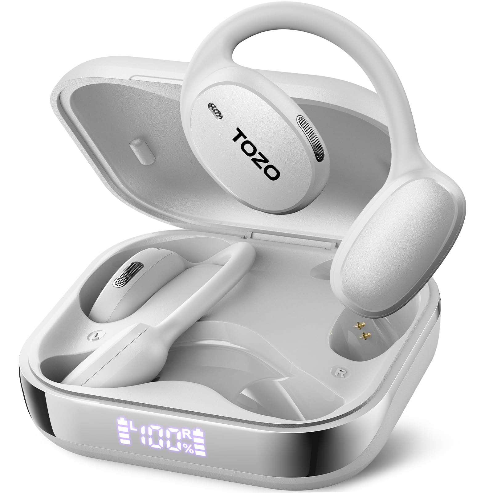 TOZO Real-Time AI Translation Earbuds, 80H Playtime Translator Ear Buds