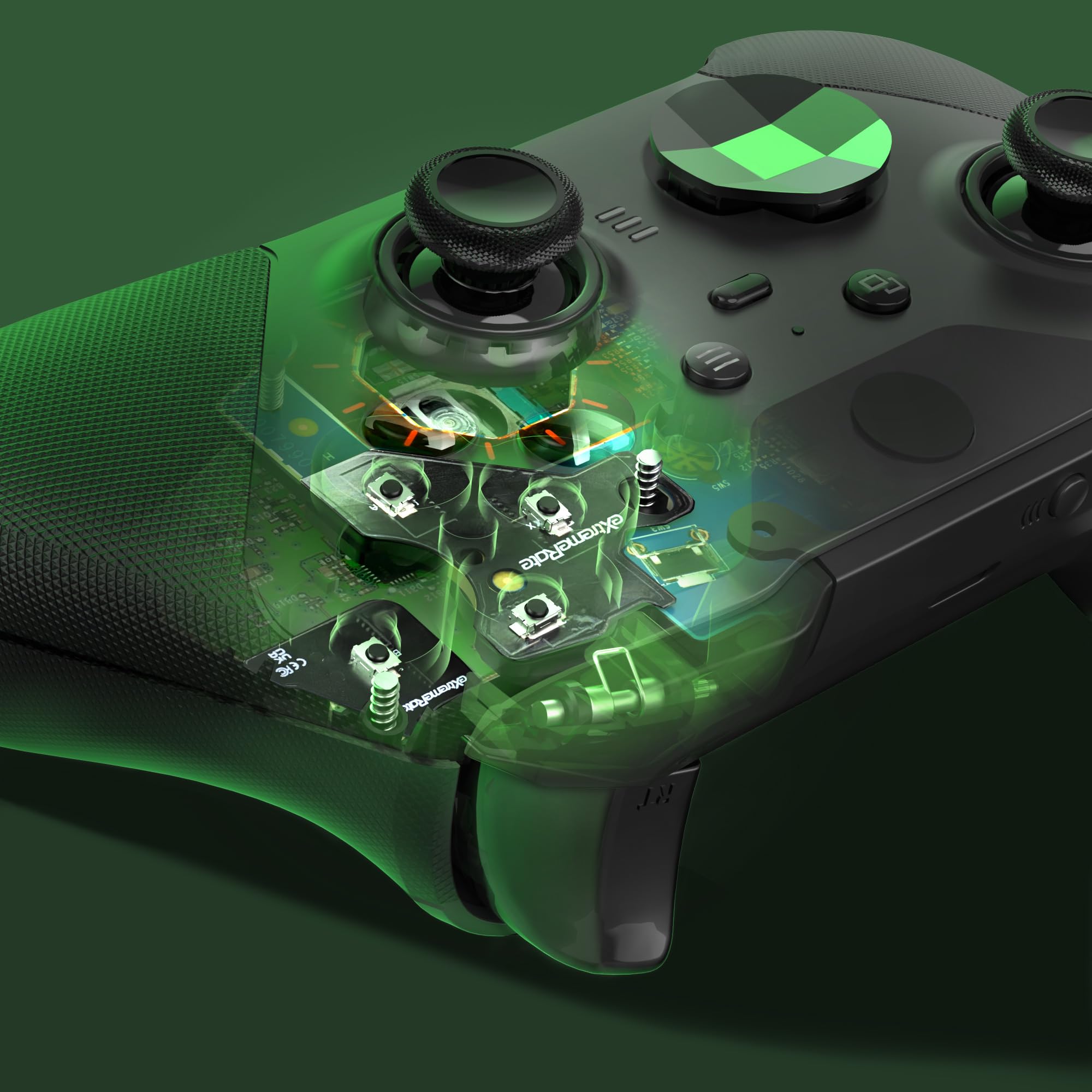 eXtremeRate ABXY Clicky Kit pour Xbox Elite Series 2 Manette,Carte FPC Boutons pour Xbox Elite Series 2 Core Manette (Modèle 1797) avec Outil & Tournevis - Version Forte