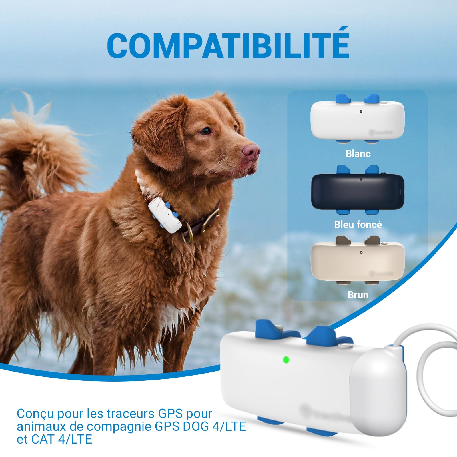 Caricatore magnetico USB-C compatibile con Trac-ti Collare GPS Dog Tracker 5V