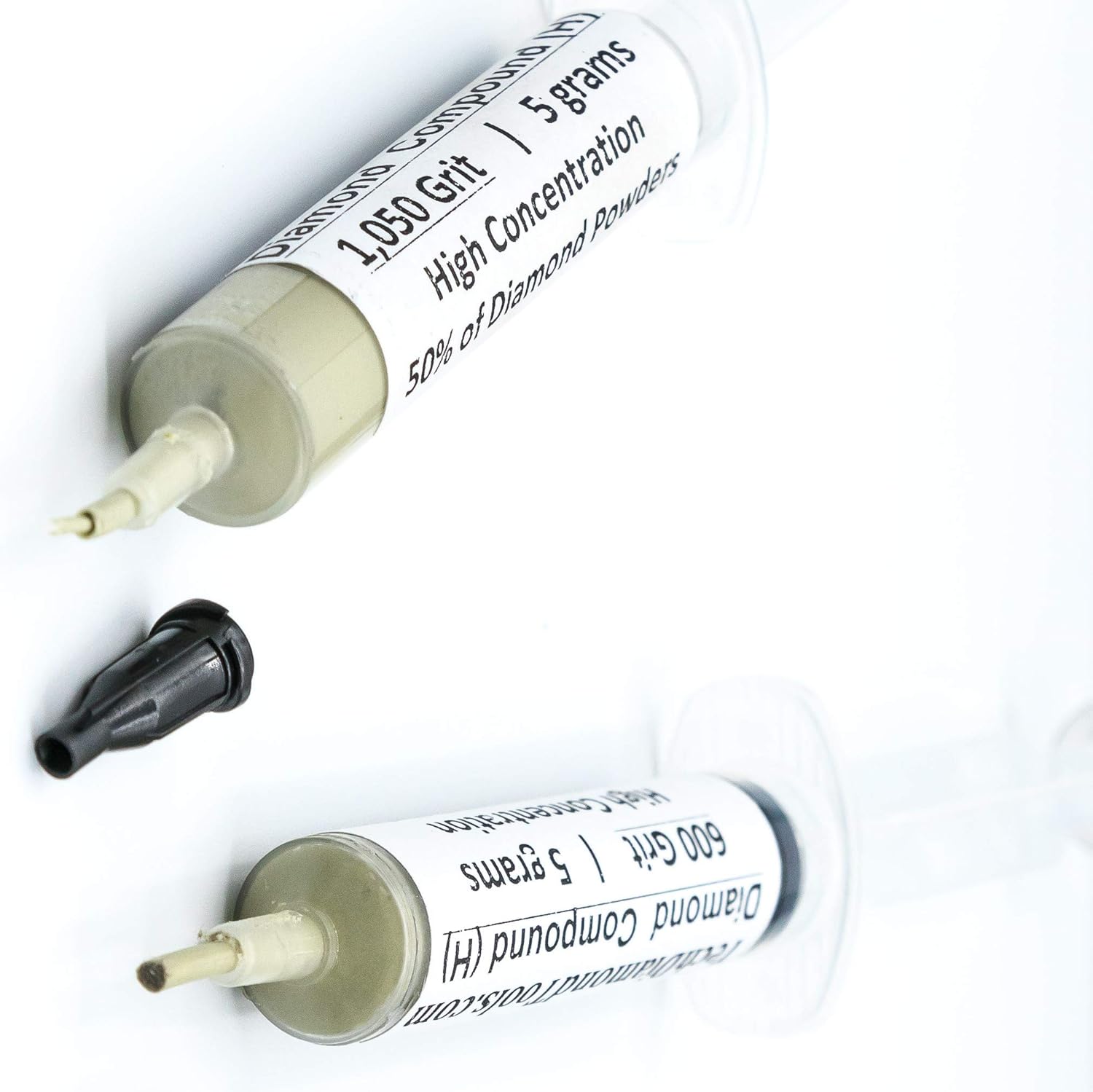 TechDiamondTools Kit of 3 Diamond Lapping Paste Polishing Compound USA Made 400 600 1050 Grit Lapidary Paste for Rock Glass Metal Jewelry Resin Marble with High Concentration of Diamond Powder