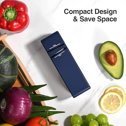 Miniatura 5 de Afilador de cuchillos eléctrico, mini afilador de cuchillos para uso doméstico, afilado rápido de 30 segundos y trabajo estable de 60 minutos,