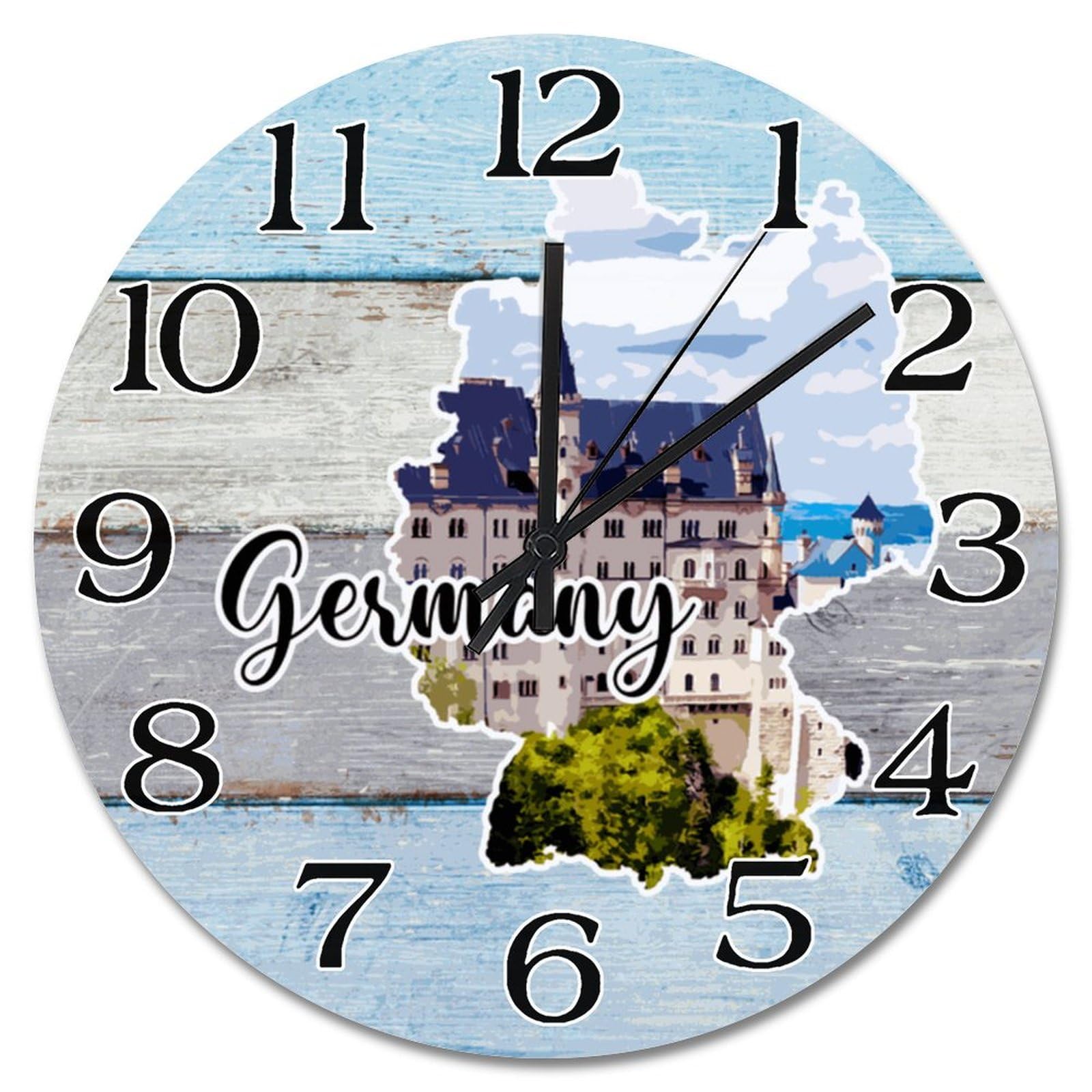 Horloge murale silencieuse Allemagne pour supprimer les tic-tac