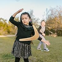 Vista 2 de Boomerang para niños y adultos: lanzar boomerangs en forma de V de retorno hecho a mano artesanal juguete de madera captura rápida para mujeres