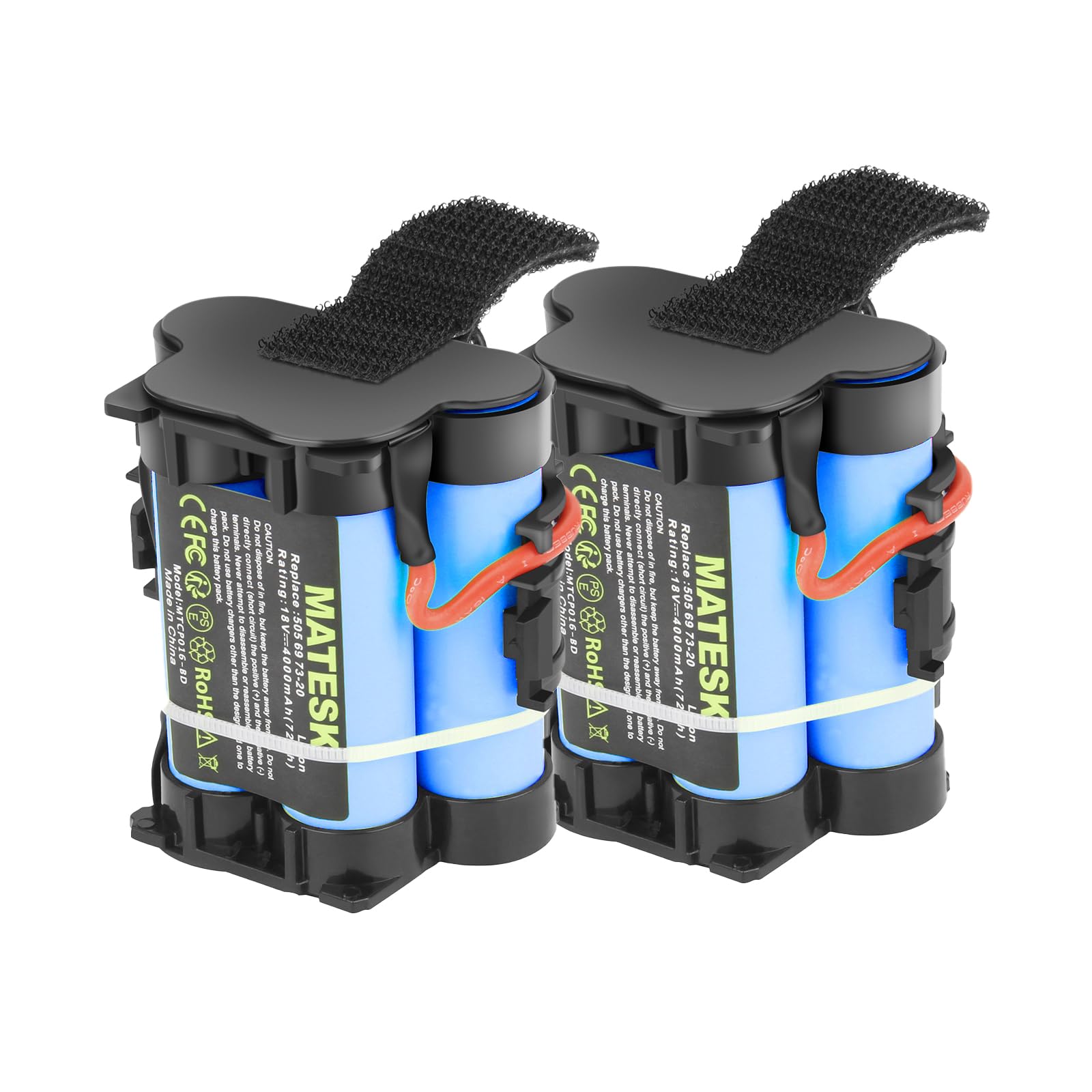 18V 4000mAh Batteria per Gardena Mähroboter R40Li R70Li R80Li R75Li R50Li R45Li R38Li Ricambio per Husqvarna Automower 105 305 308 Flymo Rasenroboter 1200R (2 pezzi)