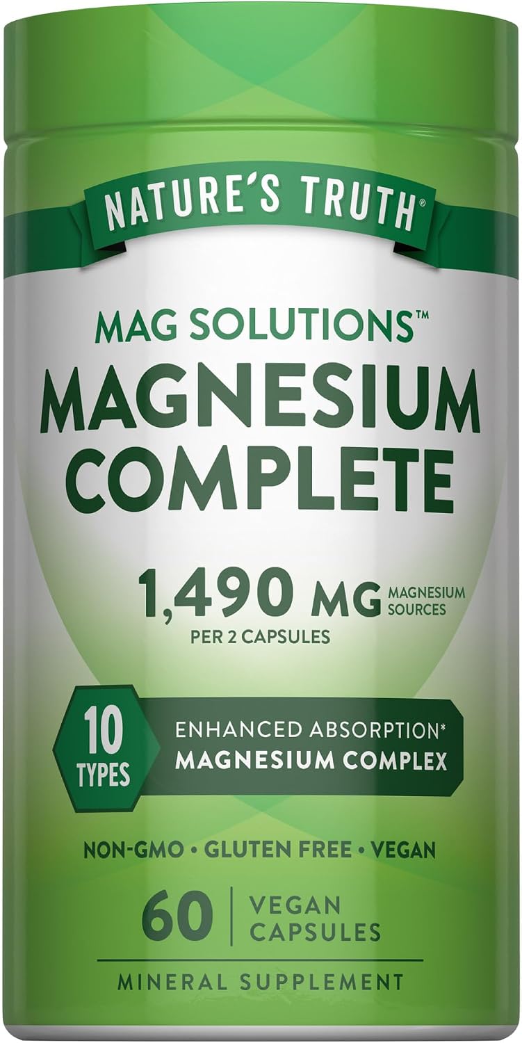 Nature's Truth Complete Magnesium Complex for Adults | 60 Capsules