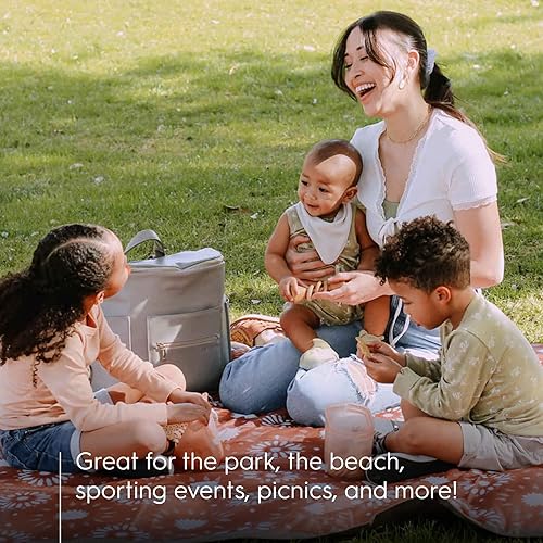 Miniatura 5 de Little Unicorn - Manta para exteriores o interiores, diseño soleado, 100% poliéster, impermeable, fácil limpieza y transporte, para bebés o niños