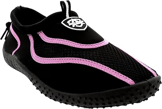 Aqua Shield Womens Beach Pool Sea Swimming Toggle Slip On Aqua Water Socks Surf Shoes
