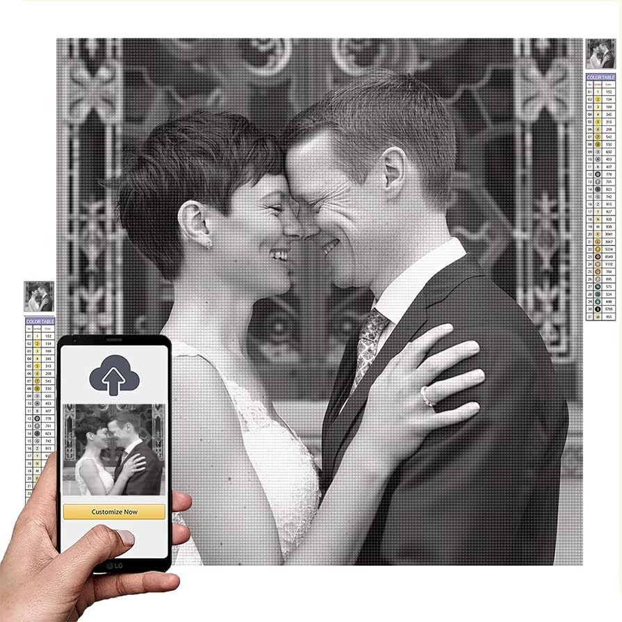 Broderie Diamant Adulte 50x50cm : Dites Adieu au Stress avec nos Perles à Coller
