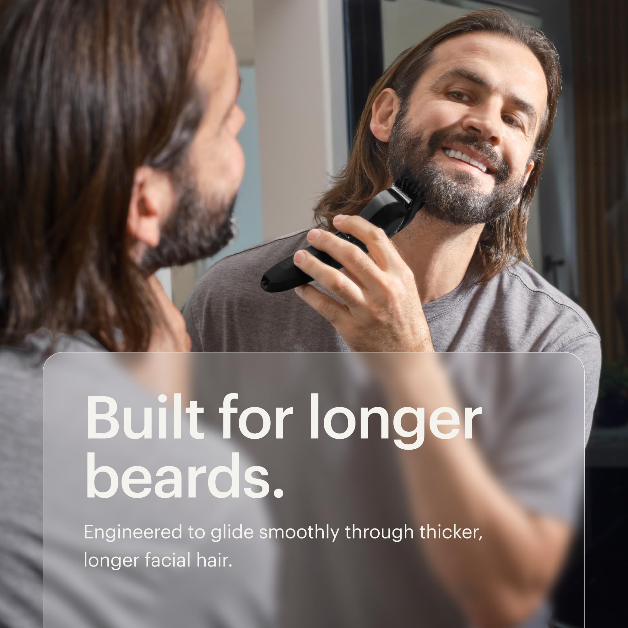MANSCAPED The Beard Hedger Verlängerter Kammaufsatz – Bartschneiderführung für lange Bärte, 10,5 mm – 20 mm Länge, 1 Stück