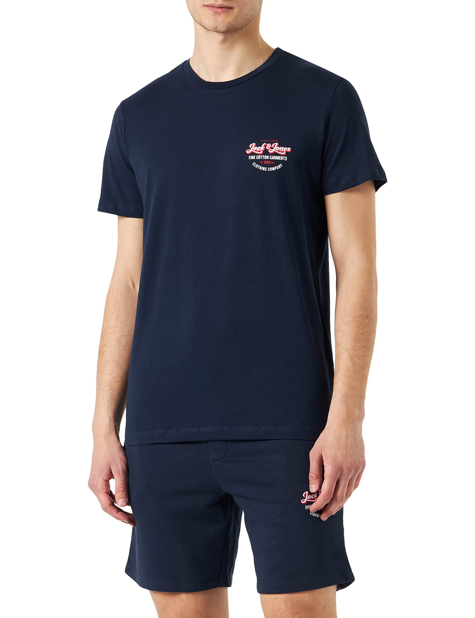 Jack & Jones JJANDY TEE CREW NECK 5 PACK - T-shirt imprimé - black