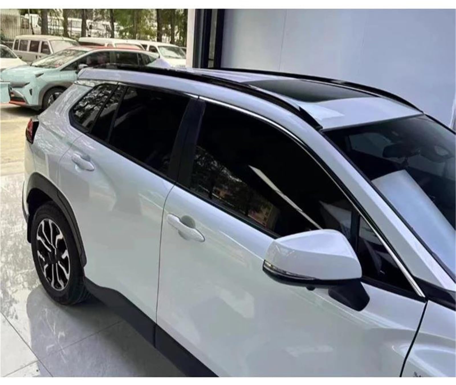 Barras Portaequipajes Portaequipajes para Techo De Coche Barras para Toyota para Corolla para Cross 2020-2025 Barra Transversal Superior(Silver 4)