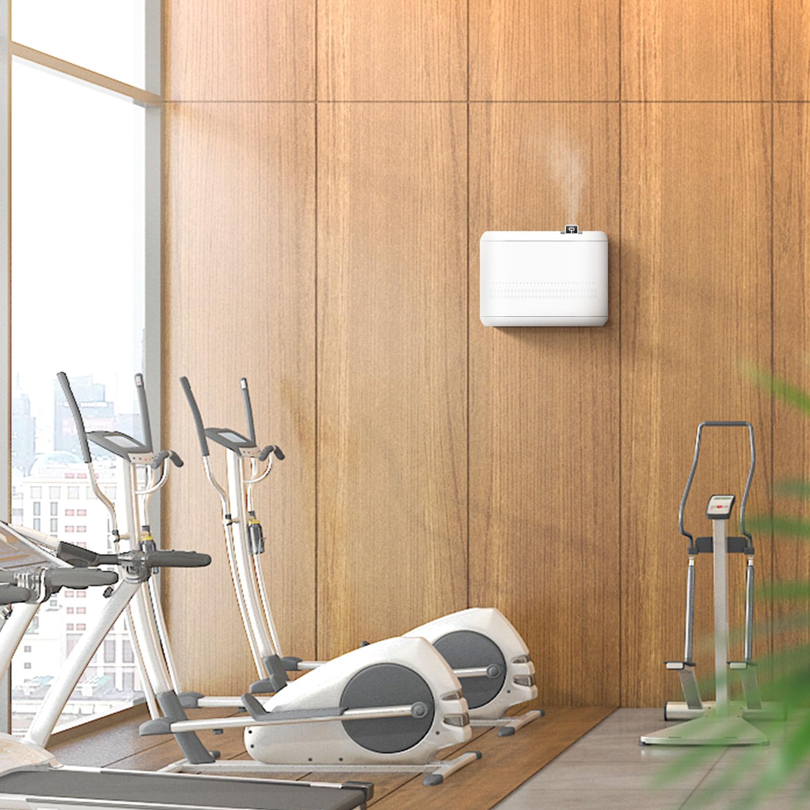 Humidificador para el Hogar, Humidificador de Aire de 850 Ml, Humidificador de Aire Frío, Configuración Inteligente Personalizable, Humidificador de Aromaterapia Compacto,