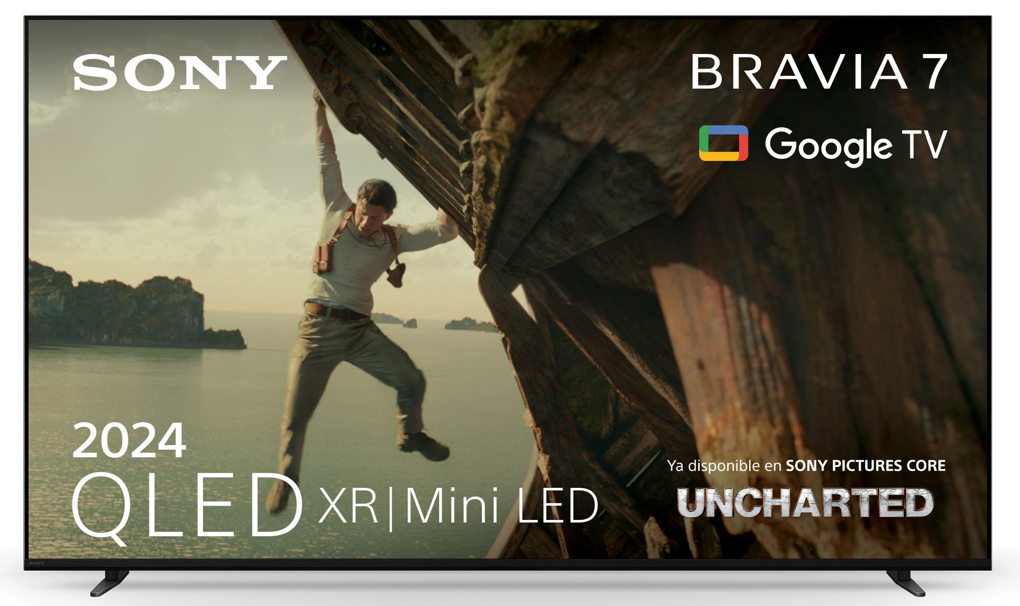 Sony BRAVIA 7 QLED XR l Mini LED 65 Pulgadas 4K HDR Google Smart TV, Funciones de Juego para Playstation 5, IMAX optimizado, Dolby Vision Atmos, Chromecast, AirPlay, 120 Hz 65XR70, 65", 65 Inch
