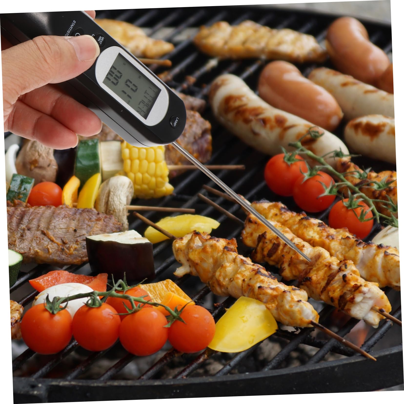 MAGICLULU 2 Juegos Termómetro Investigacion termometro digital para alimentos fumador comida digital termometro digital para cocina medidor de temperatura digital carne abdominales