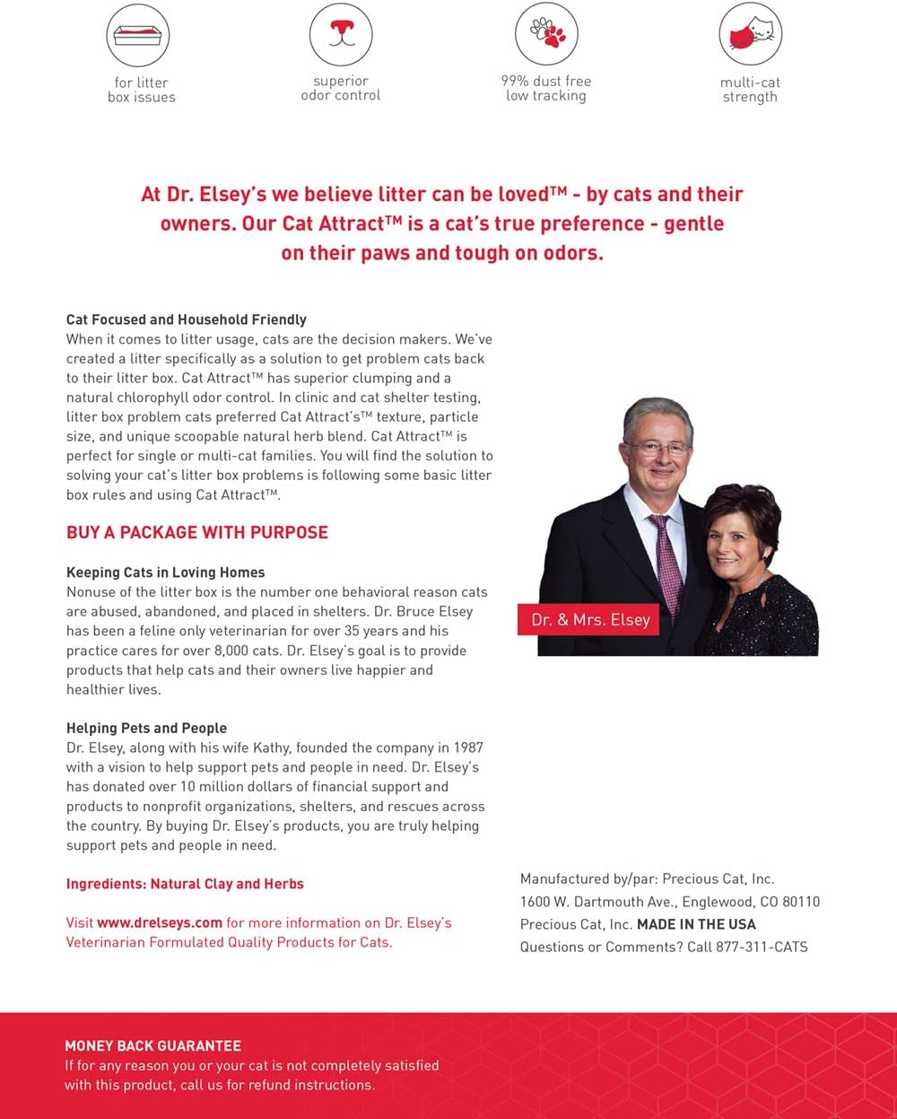 Precious Cat Cat Attract Problem Cat Training Litter, 20 pound box