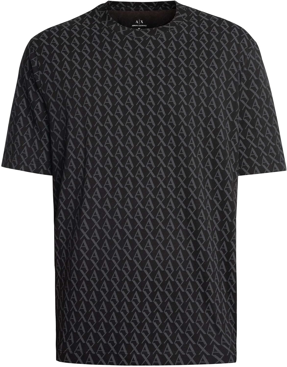 Armani Exchange Mens All Over Logo Tee - Image 7