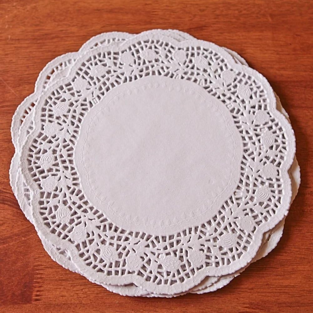 White Paper Doilies - 12" (12 Ct) - Premium Quality Disposable Table Decor for Weddings, Tea Parties, and Events