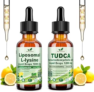 Immune & Liver Support Bundle | TUDCA & L-Lysine Liquid Drops |