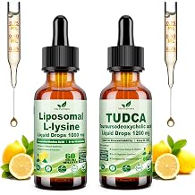 Immune & Liver Support Bundle | TUDCA & L-Lysine Liquid Drops |