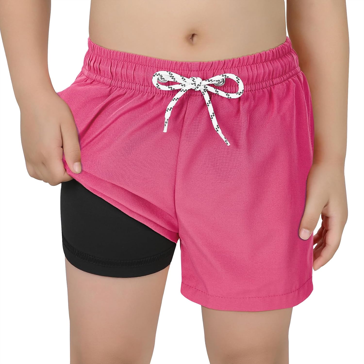 Century Star Boys Swim Trunks with Compression Boxer Brief Liner Toddler Shorts Kids Quick Dry Bathing Suit Swimwear