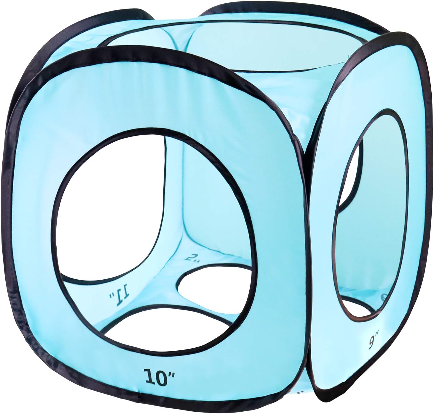 9 Sizes Balloon Szier Cube Box 4" - 12", Collapsible Balloon Measurement Tool No Assembly Required